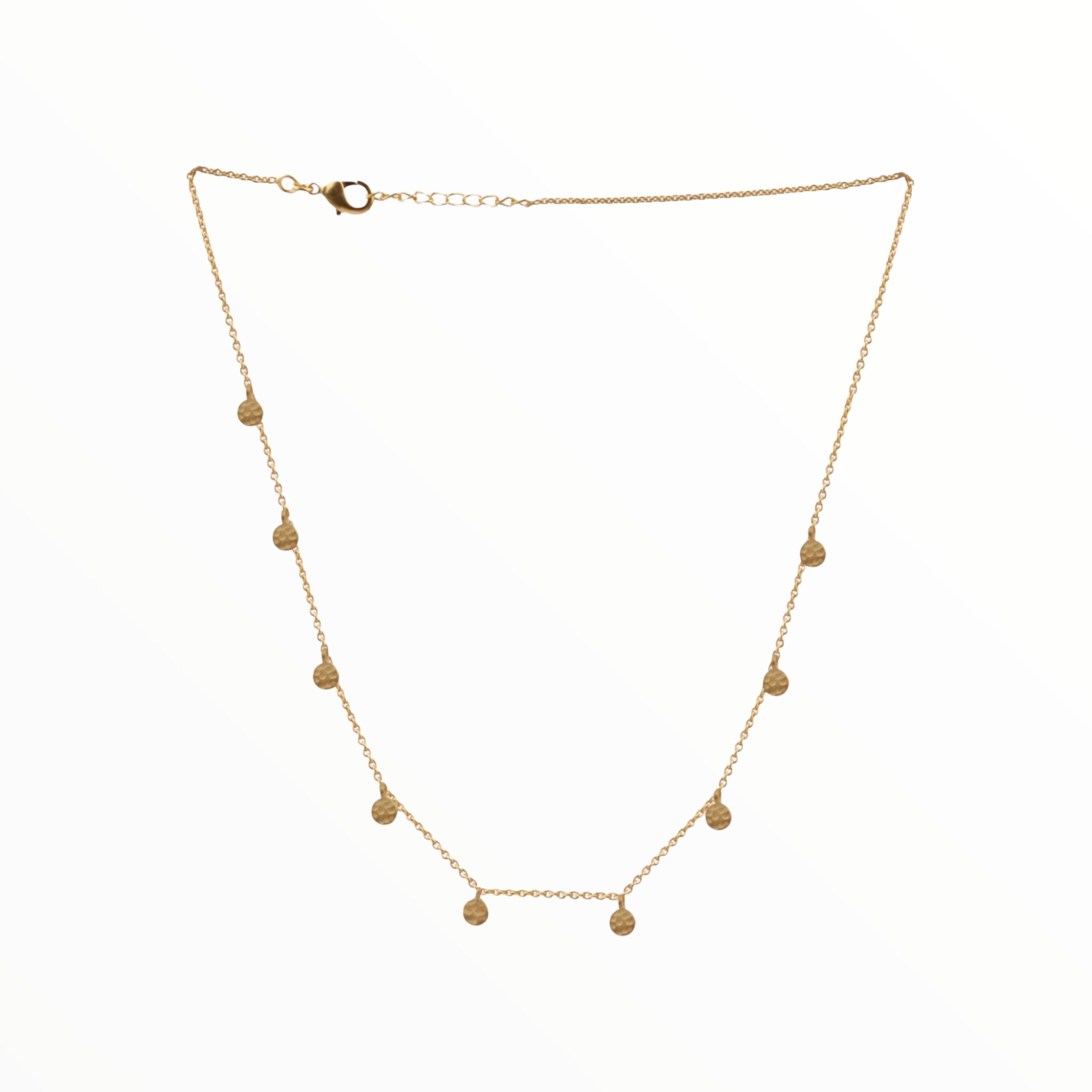Devi Short Dot Chain in Gold