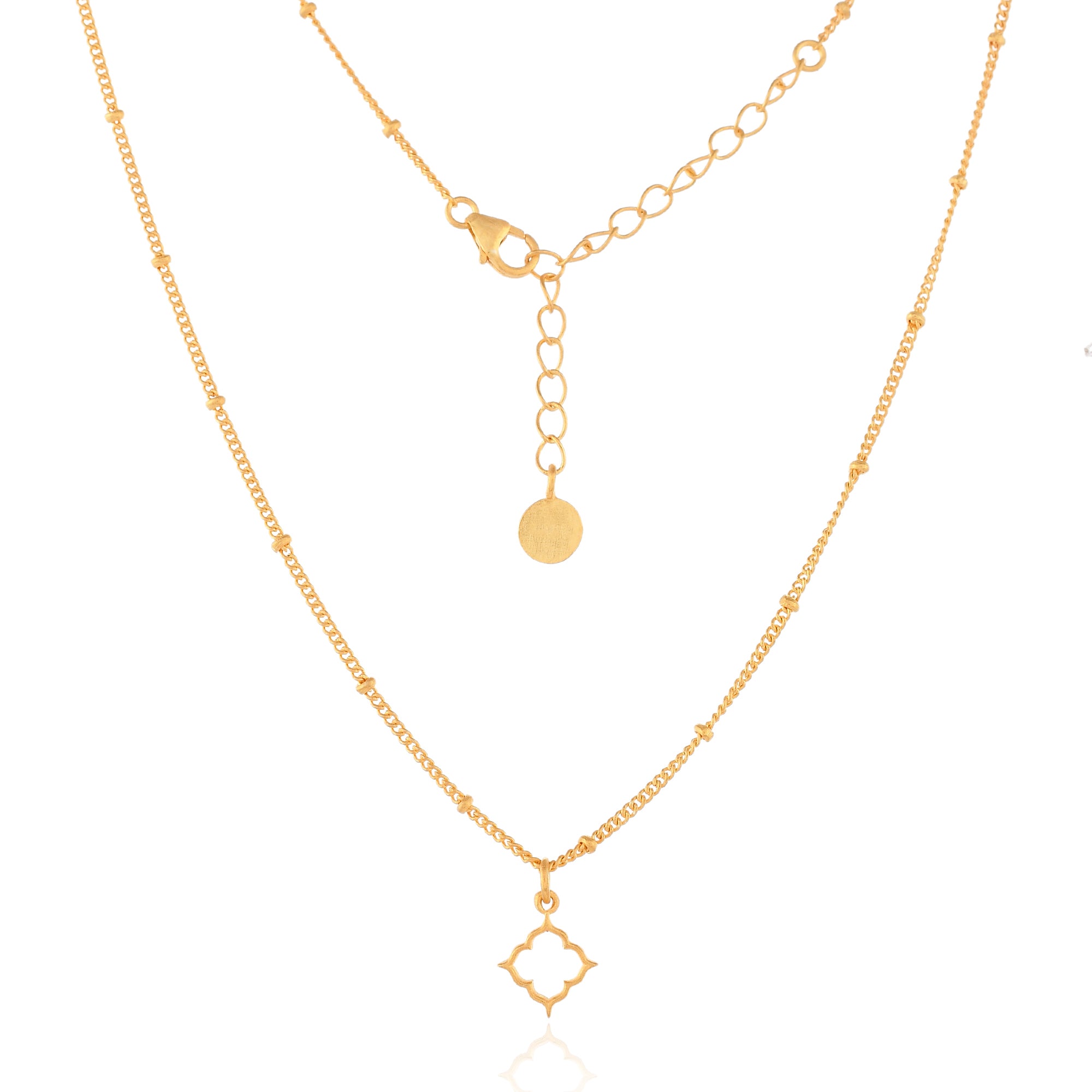 Devi Gold Beaded Necklace