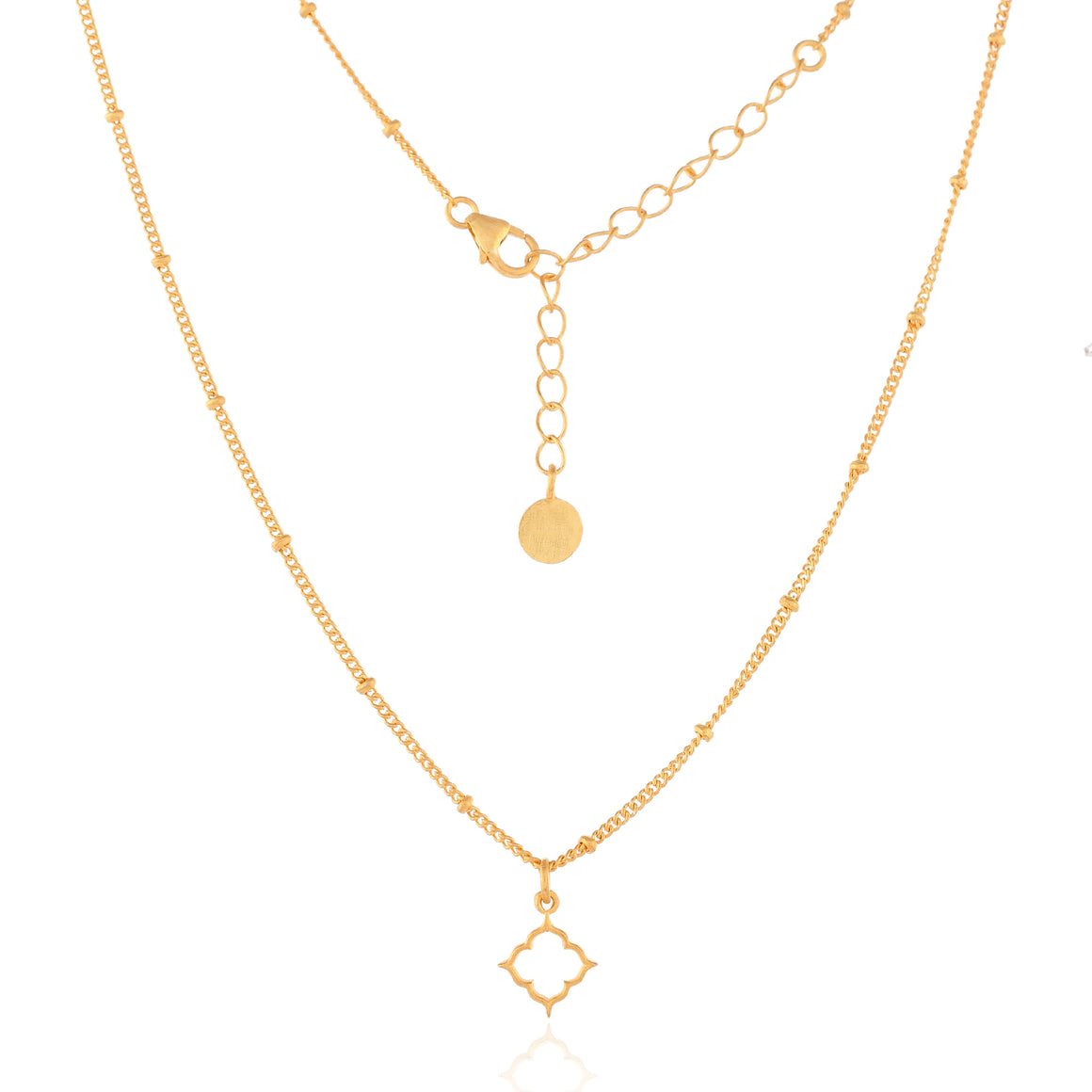 Devi Gold Beaded Necklace