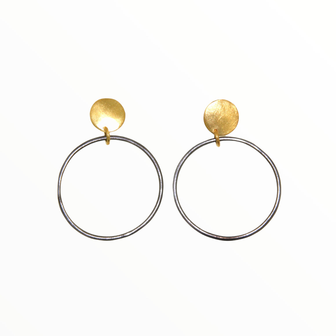 Gold Top with Dark Rhodium Circle