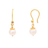 Diamond Pearl Drop Earrings