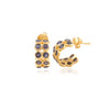 Iolite Huggie Earrings