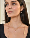 Pearl Diamond Pendant Necklace