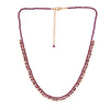 Garnet Beads Accented with Gold Wire & Beads