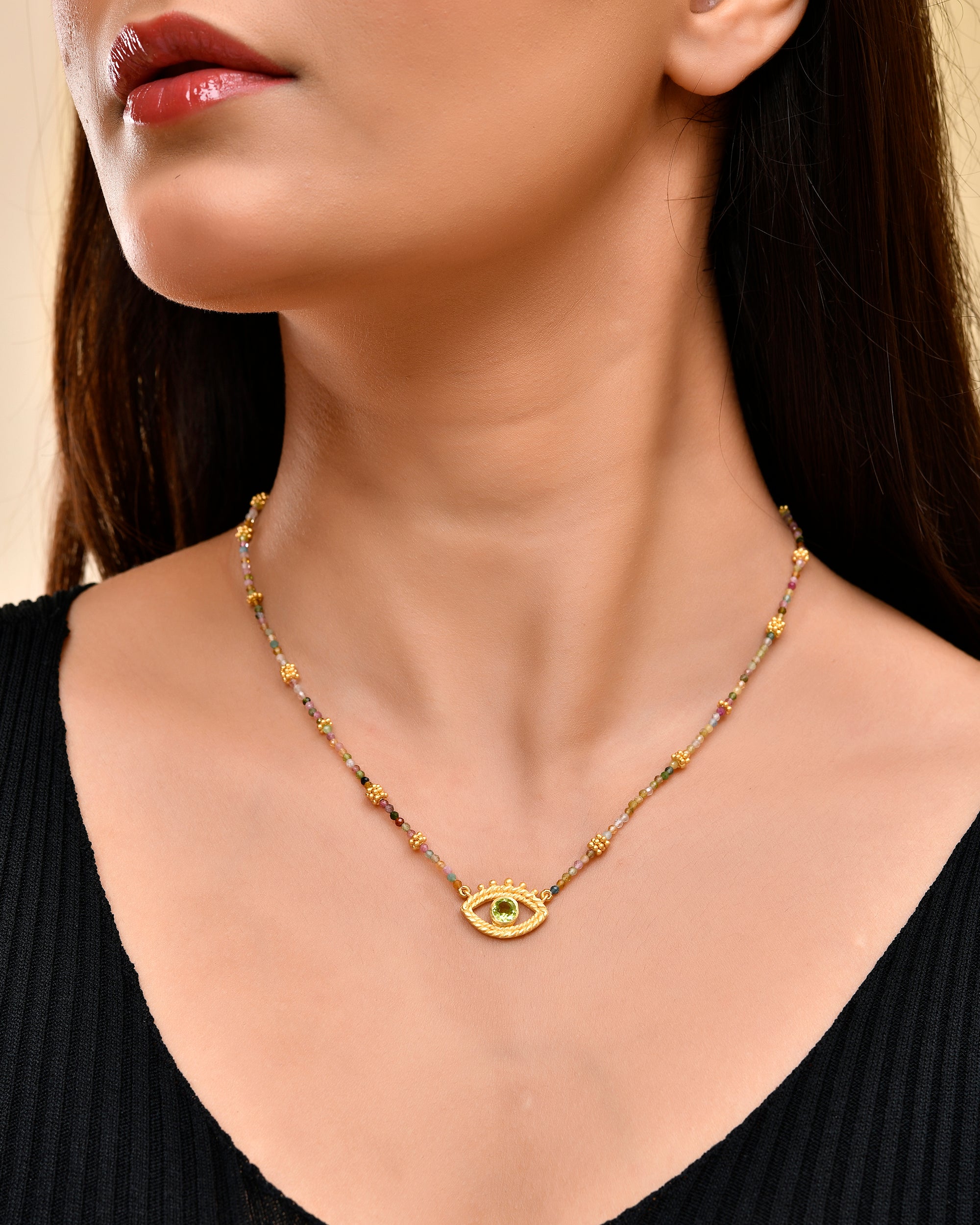 Multicolor Evil Eye Necklace