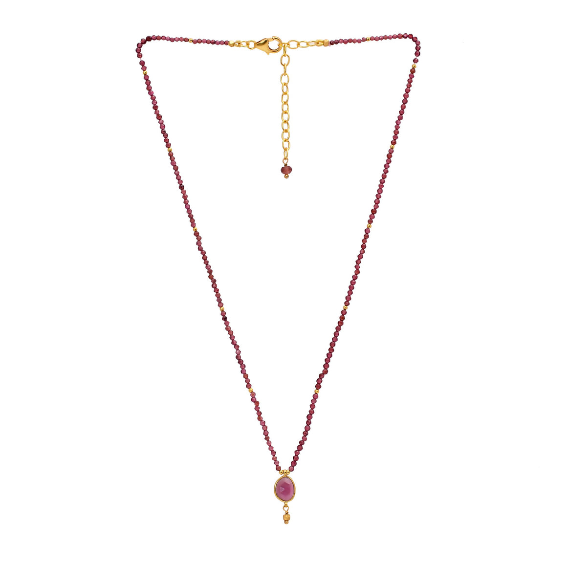 Garnet with Garnet Pendant