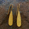 Yogini Hammered Gold Earrings