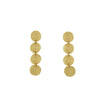 Manjusha Jewels earrings Devi Textured Lotus Leaf Gold Earring