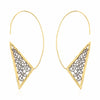 Manjusha Jewels Earrings Sun and Moon Geo Earring in Dark Rhodium and Gold